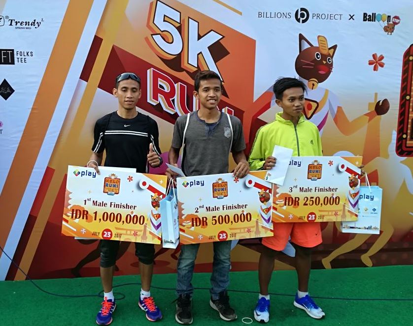 MNC Play Ikut Budayakan Hidup Sehat Masyarakat Surabaya di Neko Run! Fest