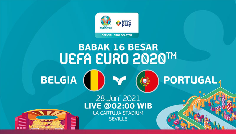 Prediksi Belgia vs Portugal di Babak 16 Besar UEFA EURO 2020. Live 28 Juni 2021
