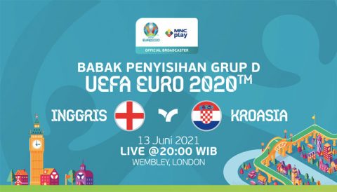 Prediksi Inggris Vs Kroasia, Laga Pembuka Grup D UEFA EURO 2020