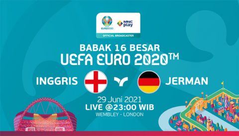 Prediksi Inggris vs Jerman, Babak 16 Besar UEFA EURO 2020. Live 29 Juni 2021