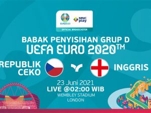Prediksi Republik Ceko vs Inggris di UEFA EURO 2020 Grup D. Live 23 Juni 2021