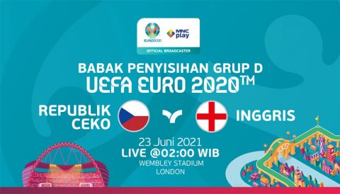 Prediksi Republik Ceko vs Inggris di UEFA EURO 2020 Grup D. Live 23 Juni 2021