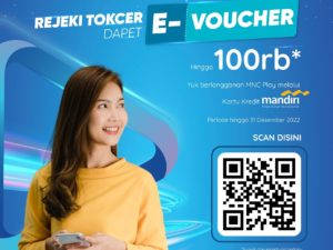 Rejeki Tokcer Dapet E-Voucher, Bayar Tagihan via Kartu Kredit Bank Mandiri