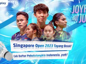 Singapore Open 2023 Tayang Besok! Cek Daftar Pebulutangkis Indonesia, yuk!