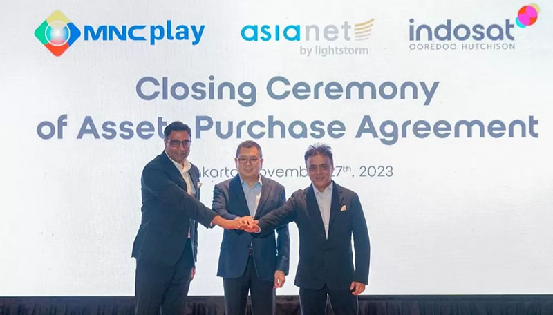 Indosat Ooredoo Hutchison, Asianet, and MNC Play Unite in Strategic Acquisition, Spearheading Indonesia's Digital Transformation Through Unparalleled Digital Service